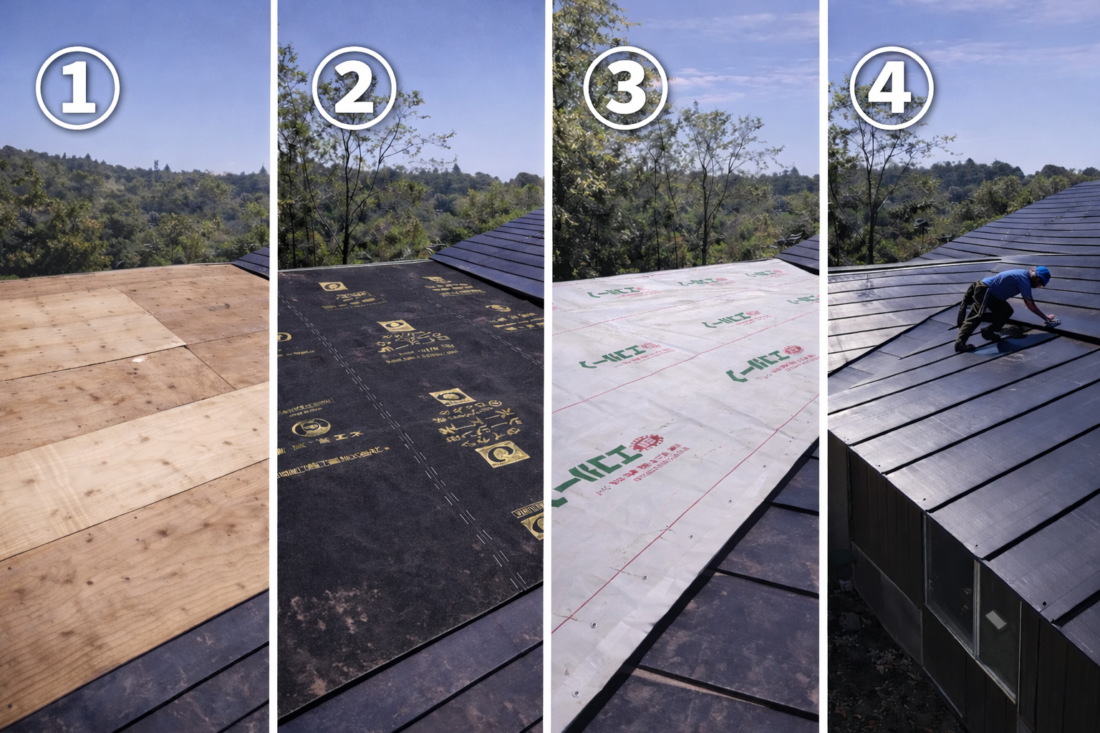 【新潟市｜屋根葺き替え工事】雨漏り対策にシージングボード施工で耐久性アップ！安心の屋根修理事例